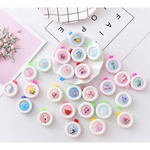 1PC Cartoon Mosquito Repellent Button Safe for Infants Baby Kids Buckle Indoor Outdoor Anti-mosquito Repellent Button