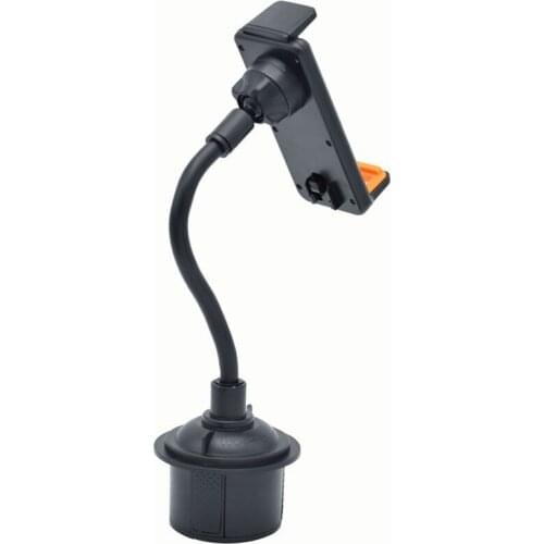 Car Inner Central Control Seat Universal Bracket Navigation Long Hose Car Water Cup Position For 4 -10.5 Inch Phone PC