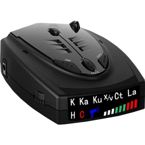 12V Auto STR-525 Car Radar Detector English Russian Thai Voice Auto Vehicle Speed Alert Warning Anti Security Radar Car Detector