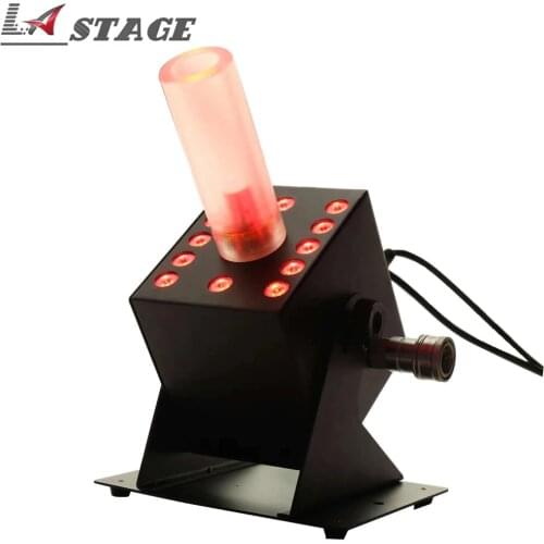 Free Shipping Milky White Column 12x3w RGB Led CO2 Jet Machine Easy Adjustable Stage Cannon Co2 Gun Fog Blaster