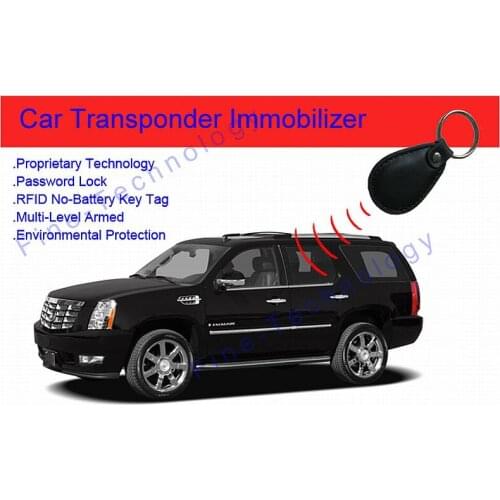Car Engine lock RFID 125KHz two FOB key tags Lock Ignition car alarm Immobilizer anti-theft device