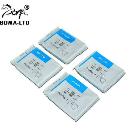 BOMA.LTD 4PC NEW Printhead For HP 11 Print Head C4810a C4811a C4813a C4812a For HP11 111 110 500 ps 800 ps 510 ps 100 500 9100
