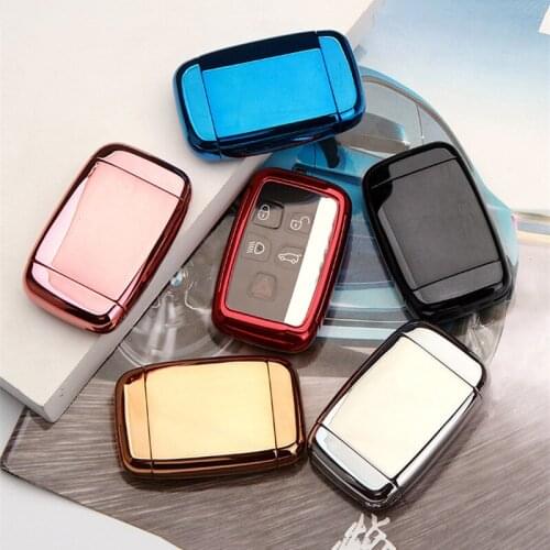 Hard TPU Car Key Case Cover For Land Rover A9 Range Rover Sport Evoque Freelander 2 Jaguar XE XJ XJL XF C-X16 V12 Guitar F X Typ