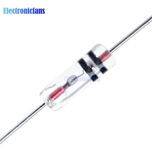 10 PCS Germanium Diode 1N34A DO-7 1N34 IN34A 50mA 60V for AM/FM Radio Detection Diy Electronic Kit