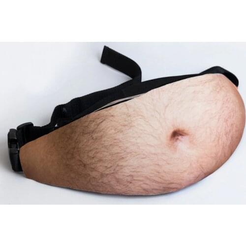 GZM Waist Bags Beer Belly Funny Birthday Gift Gift Ideas for Boys, Boyfriends, Girlfriends, Husbands Net Red Pockets Belt Bag