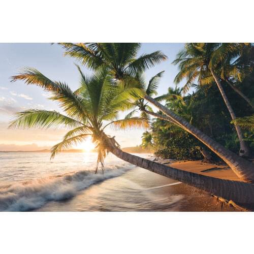 JMINE Div 5D ocean palm tree beach Full Diamond Painting cross stitch kits art High Quality Scenic 3D paint by diamonds