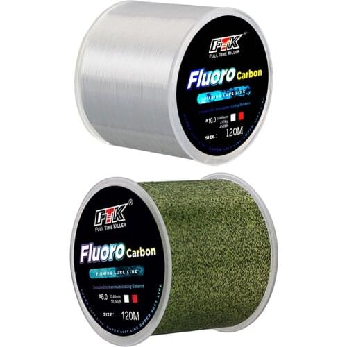 120m Nylon Fishing Line Speckle Wear Resistant Lure Fresh Water Seawater River Fishing Tackle