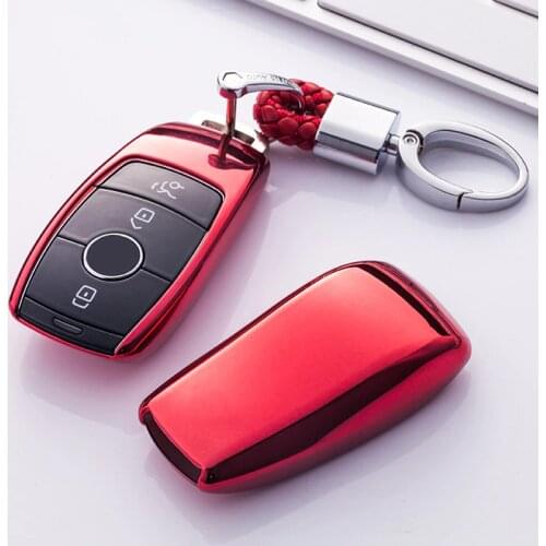 Hot Sale New Soft TPU Car Key Case Cover For Mercedes Benz E Class W213 E200 E260 E300 E320 2017 2018 Auto Key Shell Accessories