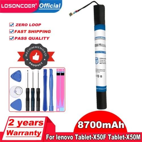 LOSONCOER 8700mAh L15C3K32 L15D3K32 Tablet Battery For Lenovo YOGA 3 Tablet-X50F Tablet-X50M YT3-X50F YT3-X50M YT3-X50L YT3-X50