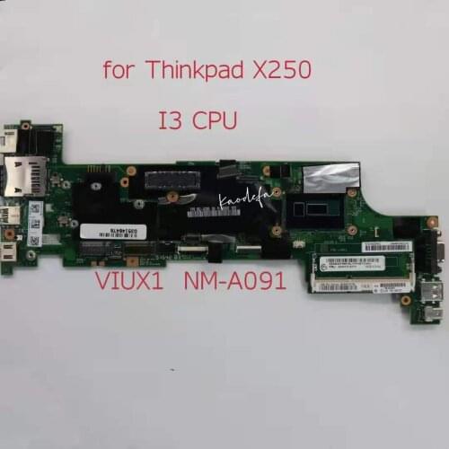 NM-A091 For Lenovo Thankpad x250 Laptop Motherboard CPU :I3U Test ok