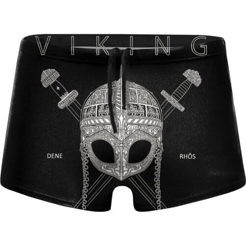 Men Thor beach swimming trunks Viking Design shorts Boy for the sea Pool