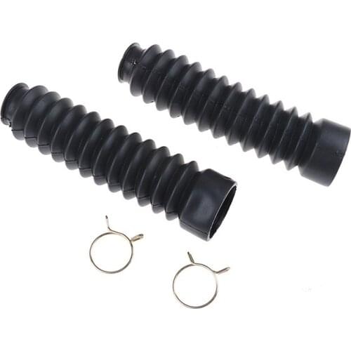 New 2Pcs/Set Motorcycle Front Shock Fork Rubber Boots Dust Jacket Cover For Motor Dirt Bike