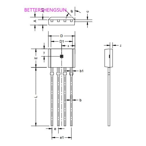 MT3661A TO-94 Single Output Gear Speed Detection Hall Sensor IC