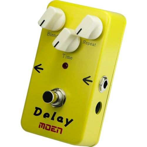 MOEN Electric Guitar Effects Pedals Delay Blend Time Repeat