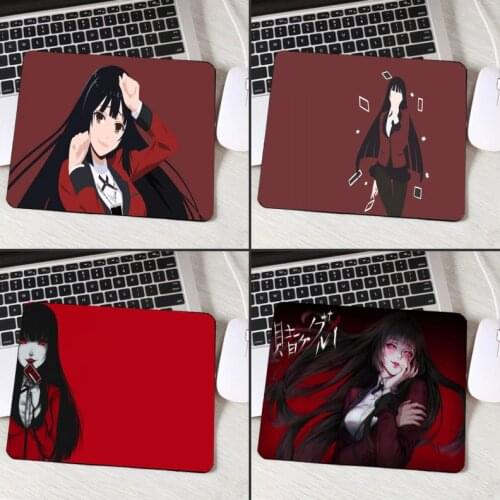 Mairuige Hot Anime Pattern Printed Diy Mousepad Cute Animation Girls Jabami Yumeko Kakegurui Comic Mini Pc Game Gaming Play Mats