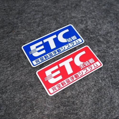 Warning ETC Equipped Safety Warning Graphics Sticker Whale Scale Laptop Car Vehicle Window Bumper Vinyl Decal