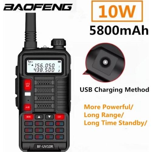 2Pack/lot Baofeng UVB2 Plus UV-B2 8W 4800mah Dual Band VHF/UHF Walkie Talkie 128CH interphone BF-UVB2 Ham CB Radio Handheld Tran
