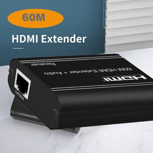 HDMI extender Splitter over cat5E/6 UTP cable HDMI IR extender with Loop&IR amplifier (sender&receiver included)
