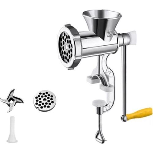 Manual Meat Grinder Multifunctional Hand-crank Homemade Sausage Machine Blender Mincer Enema Machine Household Kitchen Tools