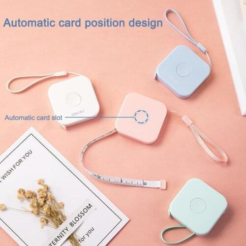 Sewing Measuring Tools Tape Measure Multi Purpose for Household 1Pcs Plastic Camping Supplies Mini Keychain Retractable Portable