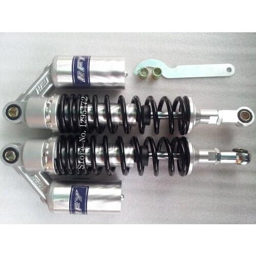 Universal 350mm motorcycle air shock absorber for Honda Yamaha suzuki kawasaki black+silver