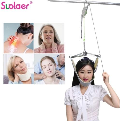 Over Door Neck Device Kit Stretcher Adjustment Chiropractic Back Head Massager Relaxation Cervical Traction Health Care Tools