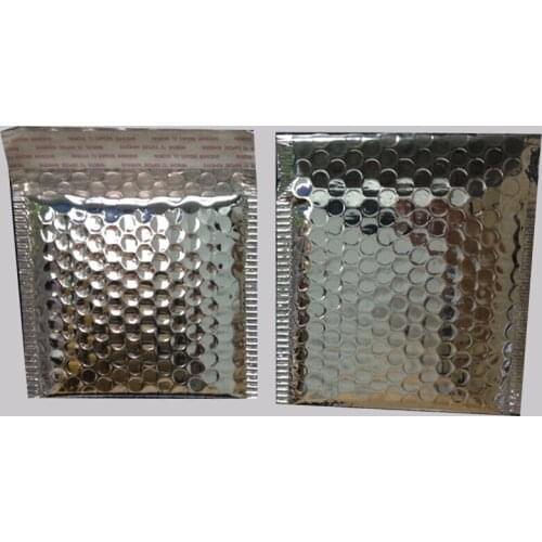 10pcs Silver Bubble Bag Moisture Proof Mailers Padded Shipping Envelope Small Foam Envelopes Bag Business Office 11x11cm/15x13cm