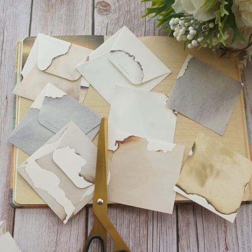 20 Paper 4 Envelop Old Yellow Paper Design Paper Creative Craft Paper Background Scrapbooking Gift Use