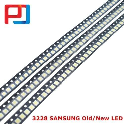 200pcs FOR SAMSUNG 2828 LED Backlight TT321A 1.5W-3W with zener 3228 2828 Cool white LCD Backlight for TV TV Application 3v