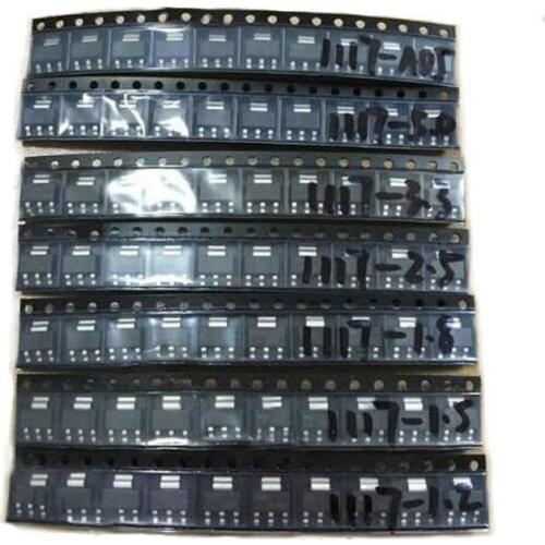 50PCS AMS1117 AMS1117-3.3V AMS1117-ADJ AMS1117-1.8 AMS1117-1.2 AMS1117-2.5 AMS1117-3.3 AMS1117-5.0 AMS1117-1.5 SOT-223 New