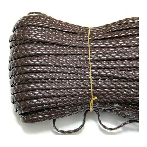 50yards of 5mm Soft Braid Faux Leather String,Braid Faux Leather Suede Cord,Leather Cord,weave Cord,jewelry findings