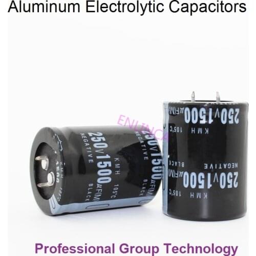 4pcs EC772 Good quality 250v1500uf Radial DIP Aluminum Electrolytic Capacitors 250v 1500uf Tolerance 20% size 35x45MM 20