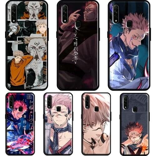 Ryomen Sukuna Jujutsu Kaisen Anime For OPPO A15 A1K A3S A5S A52 A72 A91 A83 A93 Find X3 Pro Reno 2 Z A5 A9 A31 A53 2020 Case