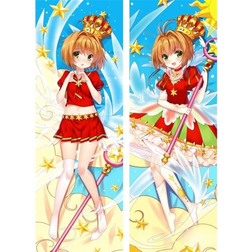 June update Anime Cardcaptor Sakura characters sexy girl KINOMOTO SAKURA Dakimakura throw pillow cover hugging body pillowcase