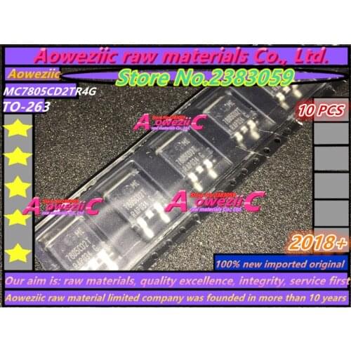 Aoweziic 2018+ 100% new imported original MC7805CD2TR4G MC7805CD2T 7805CD2T TO-263 Voltage Regulator IC chip