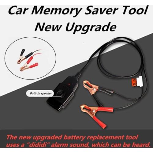 Car Clips Battery Clamps Maintaining Car OBD Computer ECU Memory Saver Replace Battery Safe Tool Auto Testing Accessories