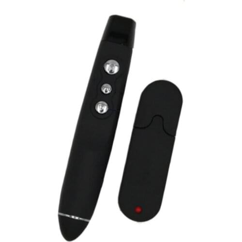 PP-1000 Wireless Presenter Red Laser Pointers Pen USB Receive laser projection pen demonstration pen remote control pen