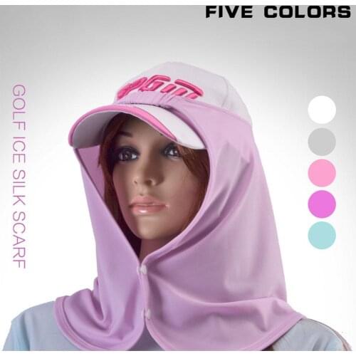 Golf Quick-Drying Breathable Ice Silk Scarf, Sun and UV Protection Scarf for Men and Women