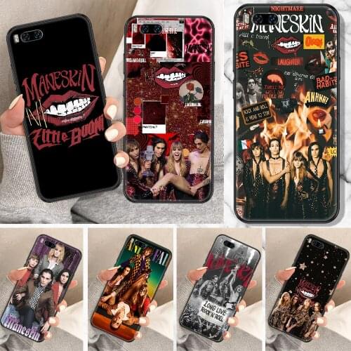 Maneskin Damiano David Phone Case For Xiaomi Mi Note 8 9 10 11 9T 10T A3 Lite Pro Ultra black pretty cell cover soft coque