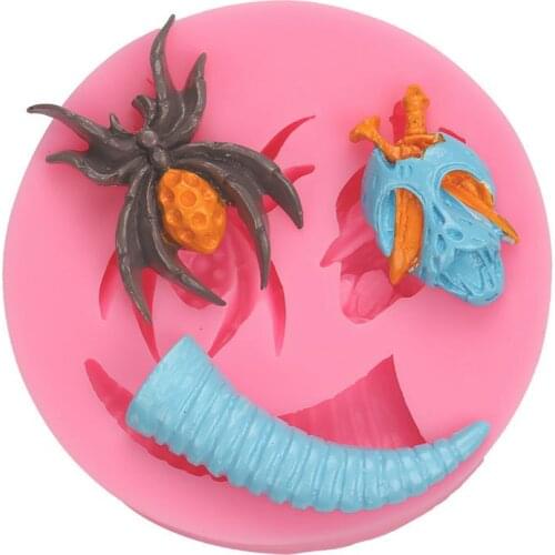 Halloween Design Resin Mold Cake Tools DIY Chocolate Mold Fondant Cake Decoration Accessories Kitchen Baking Tools