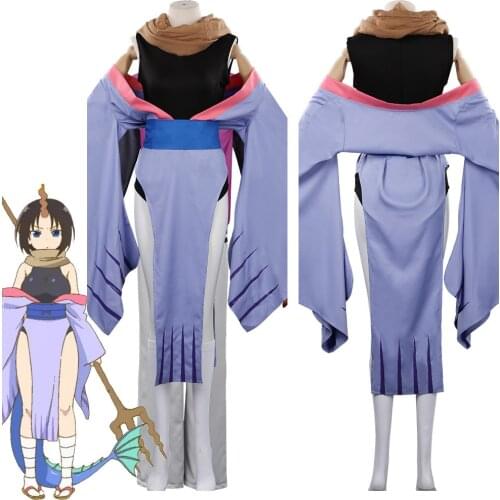Anime Miss Kobayashi‘s Dragon Maid Elma Cosplay Costume Outfits Halloween Carnival Suit