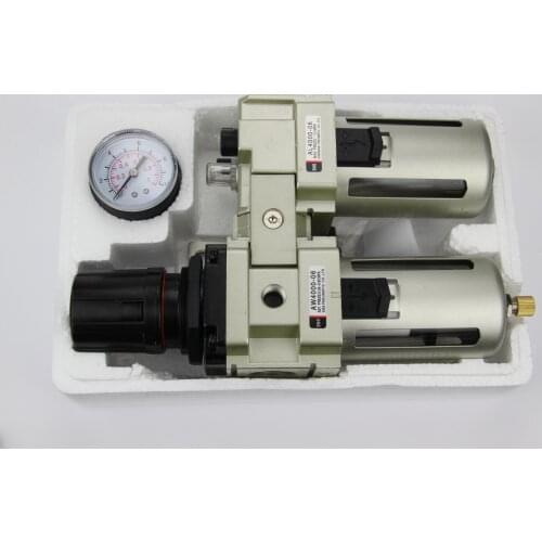 SMC type AC4010-06A 3/4''PT Air Filter Combination F.R.L unit AC series (two union) SNS compressure drain (AW4000-06+AL4000)