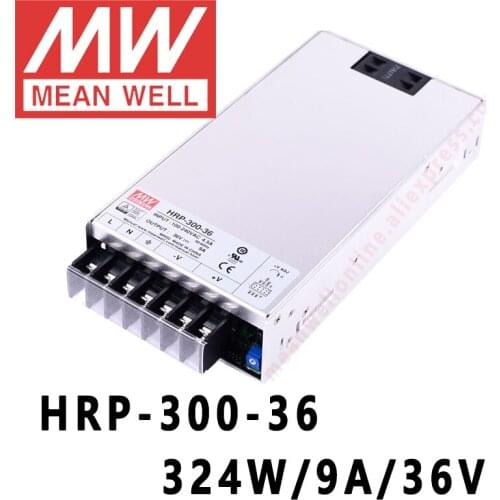 Mean Well HRP-300-36 meanwell 36V/9A/324W DC Single Output with PFC Function Switching Power Supply online store