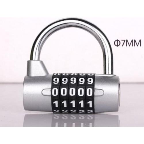 100pcs Metal Locker 4 Digit 5 Digit Type Gym Code Lock Padlock Lock Password Lock steel bracket durable and safe Code Lock