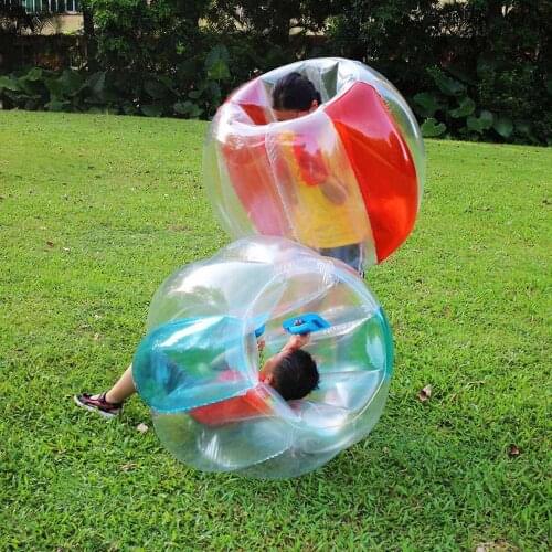Outdoor Activity Inflatable Bubble Buffer Soccer Balls Safety and Drop Resistance Collision Bumper Ball Funny Body Punching Ball