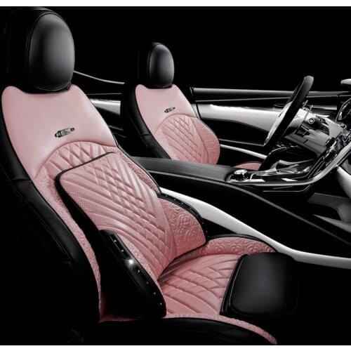 Luxurious Car Seat Supports Pillow for Waist Protection Personalized Lady for Universal All Cars Interior