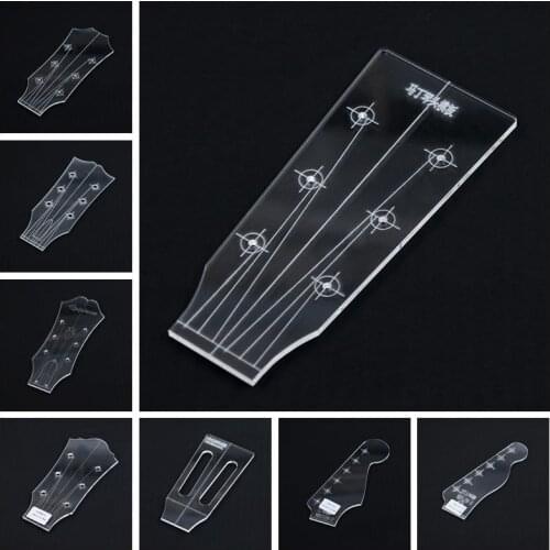 Guitar Head Template Electric Guitar Acoustic Guitar Ukulele Transparent Acrylic Template Guitar Making Mold