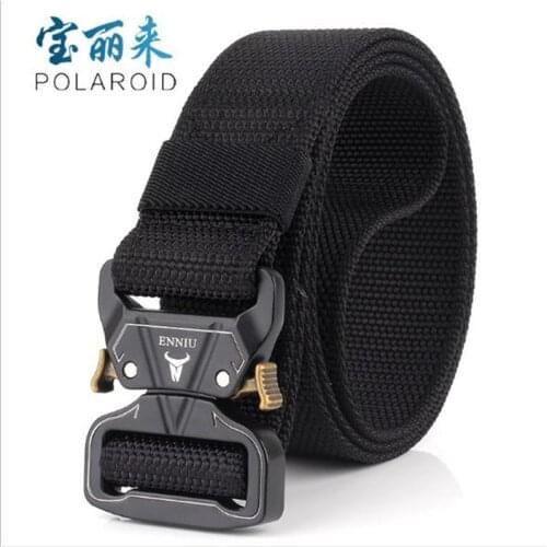Tactical Belt ENNIU Nylon Outdoor Sports Belt 3.8cm Military Adjustable Belt with Metal Buckle Hunting Accessories