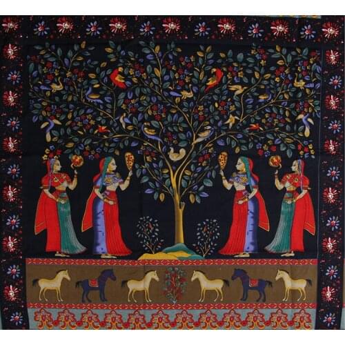 LEO&LIN DIY Craft Cotton Linen Cloth Fabric Series Restoring the Goddess Of The Priest Tissus 50cm