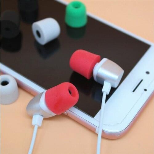 Universal 4mm T200 Earphone Memory Foam Eartips S/M Noise Isolation In Ear Earbuds Earpads Headphone Earcaps Accessories